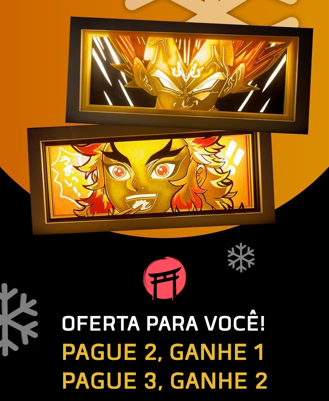 Oferta para você: Pague 2, ganhe 1. Pague 3, ganhe 2.